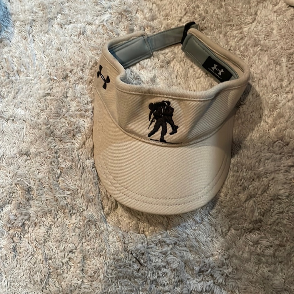Wounded warriors visor. Tan under armour